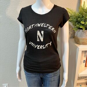 Northwestern University Women's Black Tee